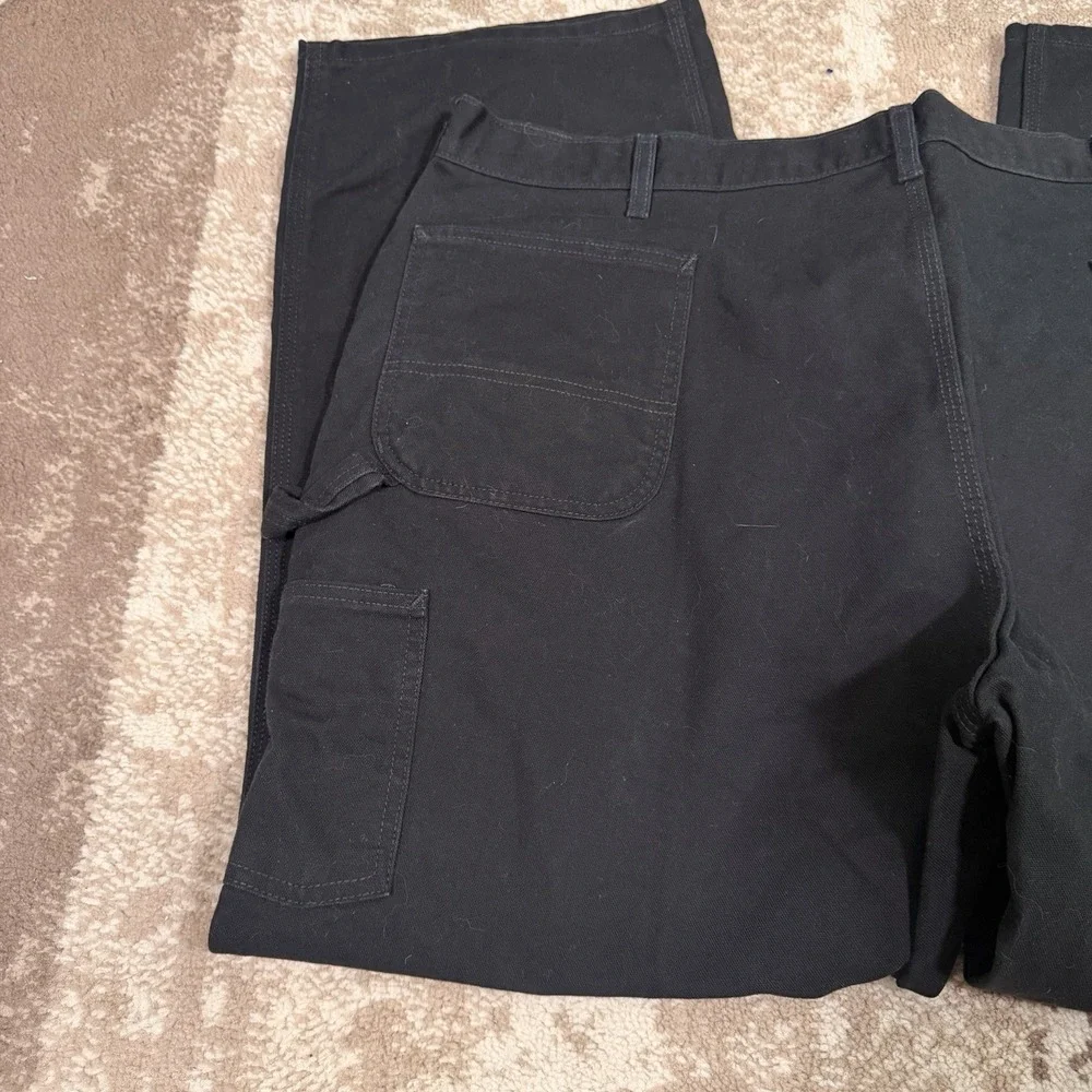 Carhartt‎ Carpenter B11 Pants Men's 46x30 Black Duck Canvas Vintage Y2K